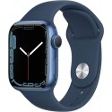 Apple Watch Series 7 GPS 41mm Azul con correa deportiva color Abismo