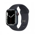 Apple Watch Series 7 GPS 45mm Aluminio Negro con Correa Deportiva Negro