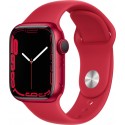 Apple Watch Series 7 GPS 41mm Aluminio Rojo Con Correa Deportiva Roja