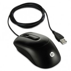 HP X900 Ratón Wired 1000DPI Negro